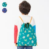 恐竜・働く車総柄ナップザック・リュック | こどもの森e-shop | 詳細画像1