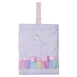 ラベンダー | ユニコーン・くま刺繍シューズケース | こどもの森e-shop