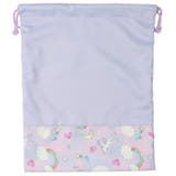 ユニコーン・くま刺繍巾着袋 | こどもの森e-shop | 詳細画像2 