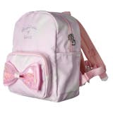 ピンク | スパンコールリボン付撥水加工リュック | こどもの森e-shop