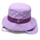 Kids Foret 日よけ付メッシュ切替無地撥水ハット | こどもの森e-shop | 詳細画像7