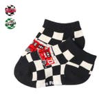 働く車チェック柄アンクルソックス・靴下 14cm~20cm B33312 | こどもの森e-shop | 詳細画像1
