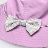 花柄リボン日よけ付撥水ハット・帽子 50cm～56cm B33405 | こどもの森e-shop | 詳細画像9 