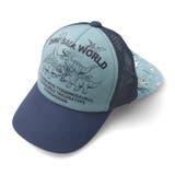 ブルー | 【WEB限定】恐竜メッシュキャップ・帽子 | こどもの森e-shop