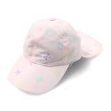 ピンク | 【WEB限定】リボン・恐竜総柄日除け付遮熱キャップ | こどもの森e-shop