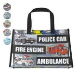 【WEB限定】働く車・恐竜・海の生き物柄プールバッグ | こどもの森e-shop | 詳細画像1 