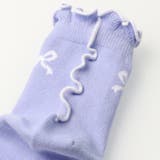 リボン柄メローフリルクルーソックス・靴下 | こどもの森e-shop | 詳細画像4