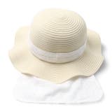 【WEB限定】日除けレース付洗えるたためるハット | こどもの森e-shop | 詳細画像3 
