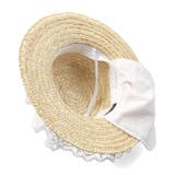 【WEB限定】レース・チュール付麦わら帽子ハット | こどもの森e-shop | 詳細画像5 