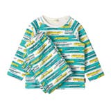 グリーン | ＪＲ新幹線電車総柄キルト長袖パジャマ | こどもの森e-shop