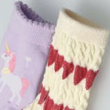 ハート・ユニコーン柄クルーソックス 14cm～20cm B63300 | こどもの森e-shop | 詳細画像6 