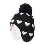 ハート柄耳付アクリルニット帽・帽子 | こどもの森e-shop | 詳細画像2 