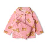 ピンク | くま柄ボアパジャマ | こどもの森e-shop