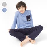 【ネット限定】ポケット付長袖キルトパジャマ | こどもの森e-shop | 詳細画像1 
