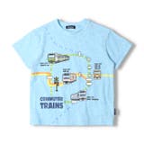 日本製在来線電車路線図半袖Tシャツ 90cm～130cm F32811 | こどもの森e-shop | 詳細画像4 