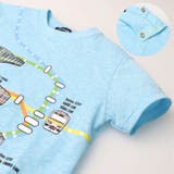 日本製在来線電車路線図半袖Tシャツ 90cm～130cm F32811 | こどもの森e-shop | 詳細画像6 