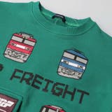貨物列車電車フラップ仕掛け裏毛トレーナー・スウェット | こどもの森e-shop | 詳細画像6 