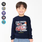 働く車のびぽか裏起毛トレーナー・スウェット | こどもの森e-shop | 詳細画像1 