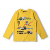 日本製東急電鉄路線図電車プリント長袖Tシャツ・ロンT | こどもの森e-shop | 詳細画像3
