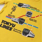 日本製東急電鉄路線図電車プリント長袖Tシャツ・ロンT | こどもの森e-shop | 詳細画像7