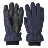ネイビー | 撥水五本指スノーグローブ・手袋 | こどもの森e-shop