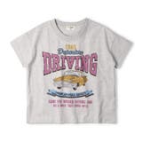 グレー | 車ロゴかすれプリントTシャツ | こどもの森e-shop