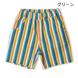 ストライプ柄ブロード4分丈ハーフパンツ | こどもの森e-shop | 詳細画像3
