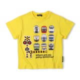 イエロー | 在来線電車プリント踏切仕掛けTシャツ | こどもの森e-shop