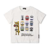 在来線電車プリント踏切仕掛けTシャツ | こどもの森e-shop | 詳細画像3
