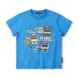 ブルー | JR在来線電車路線図風プリントＴシャツ | こどもの森e-shop