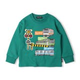 グリーン | JR在来線電車遮断機仕掛け裏毛トレーナー | こどもの森e-shop