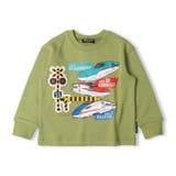 ライトグリーン | JR新幹線電車踏切仕掛け裏毛トレーナー | こどもの森e-shop