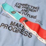 JR新幹線電車連結プリント裏毛トレーナー | こどもの森e-shop | 詳細画像4 