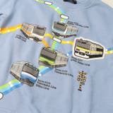 JR在来線電車路線図プリント裏毛トレーナー | こどもの森e-shop | 詳細画像4 