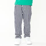 ストライプ柄ツイル長パンツ・長ズボン | こどもの森e-shop | 詳細画像1
