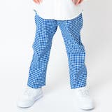 のびのびツイルチェック柄長パンツ・長ズボン | こどもの森e-shop | 詳細画像1 