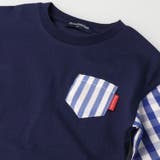 ギンガムチェック・ストライプ袖切替Tシャツ・ロンT | こどもの森e-shop | 詳細画像5