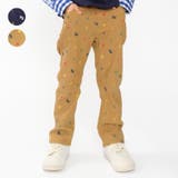 ロゴ柄ツイル長パンツ・長ズボン | こどもの森e-shop | 詳細画像1 