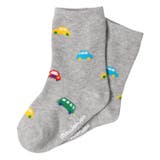 グレー | 車柄クルーソックス・靴下 | こどもの森e-shop