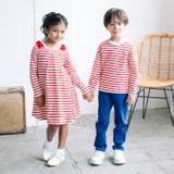 肩リボンボーダー長袖ワンピース | こどもの森e-shop | 詳細画像11 