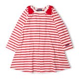 肩リボンボーダー長袖ワンピース | こどもの森e-shop | 詳細画像2 