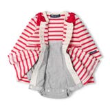 肩リボンボーダー柄ブルマロンパース | こどもの森e-shop | 詳細画像4 