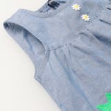 いちごモチーフ付ダンガリージャンパースカート | こどもの森e-shop | 詳細画像4 