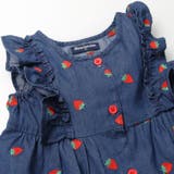 いちご刺繍デニムジャンパースカート | こどもの森e-shop | 詳細画像3 
