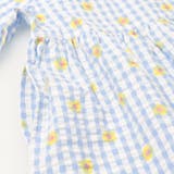いちご・小花柄ギンガムチェック柄長袖ワンピース | こどもの森e-shop | 詳細画像4 