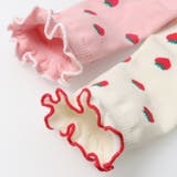 いちご柄クルーソックス | こどもの森e-shop | 詳細画像2 