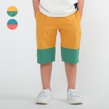 moujonjon ダンプ切替配色ハーフパンツ 半ズボン | こどもの森e-shop | 詳細画像1