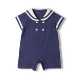 セーラーカラー半袖ロンパース・オール 70cm,80cm M32701 | こどもの森e-shop | 詳細画像4