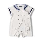 セーラーカラー半袖ロンパース・オール 70cm,80cm M32701 | こどもの森e-shop | 詳細画像6