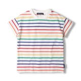 カラフルボーダー半袖Tシャツ 80cm～140cm M32807 | こどもの森e-shop | 詳細画像3 